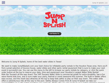 Tablet Screenshot of jumpnsplash.com